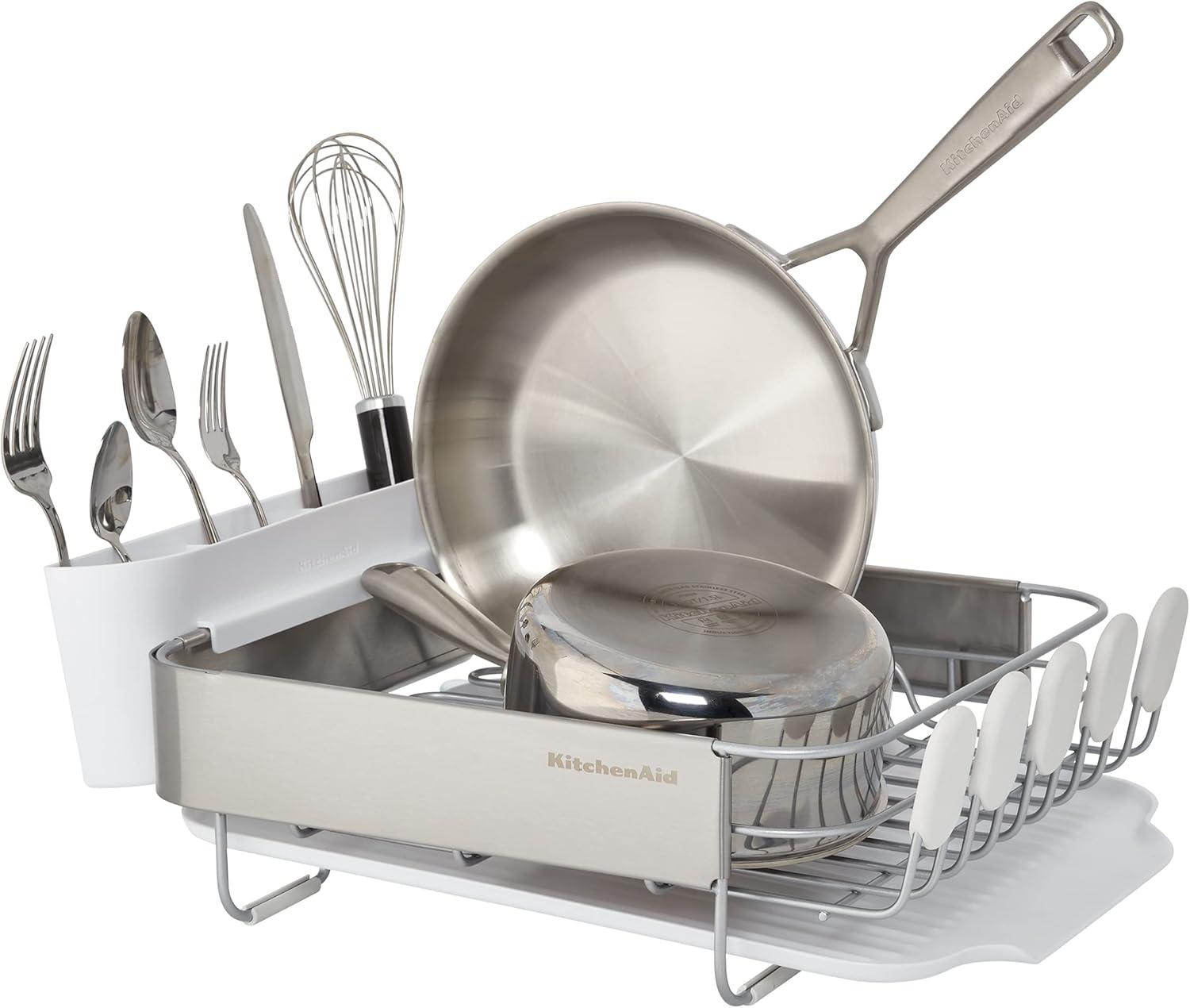 KitchenAid® KitchenAid® Compact Stainless Steel Dish Rack, 16.06-Inch