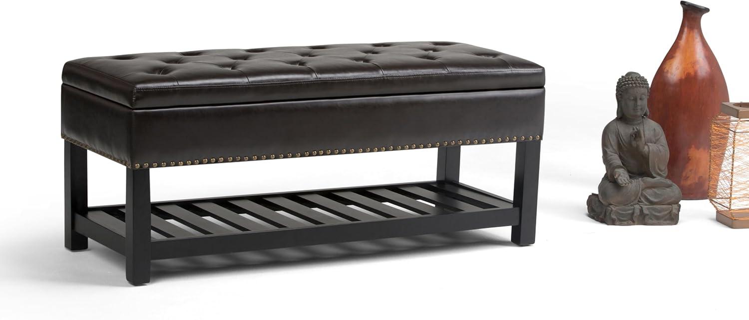 Lomond Faux Leather Upholstered Storage Bench