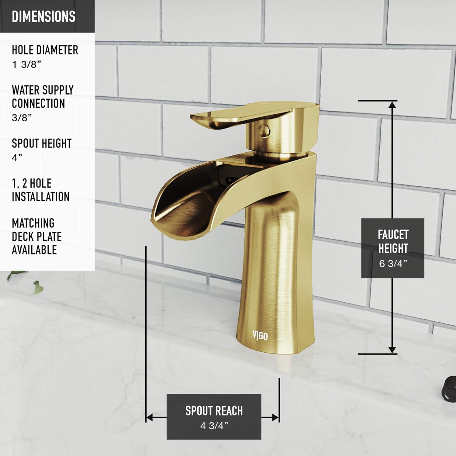 Paloma Single Hole Bathroom Faucet