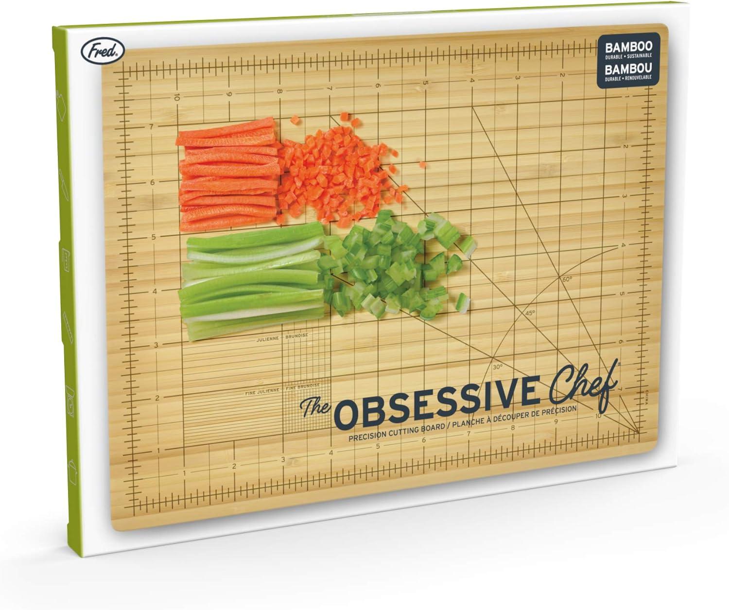 Eco-Friendly Bamboo Precision Cutting Board with Grid Lines