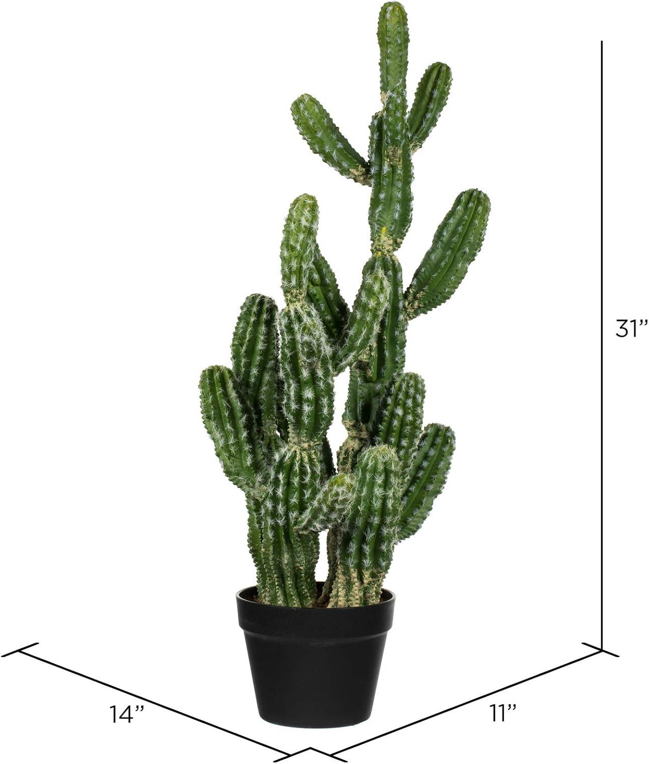 Vickerman 31" Artificial Green Potted Cactus.