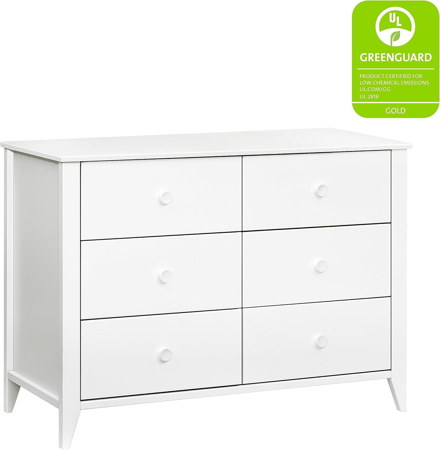 Sprout 6 Drawer 19.75" W Double Dresser