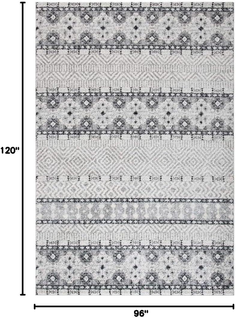 Madison MAD797 Power Loomed Area Rug - Charcoal/Grey - 8'x10' - Safavieh.