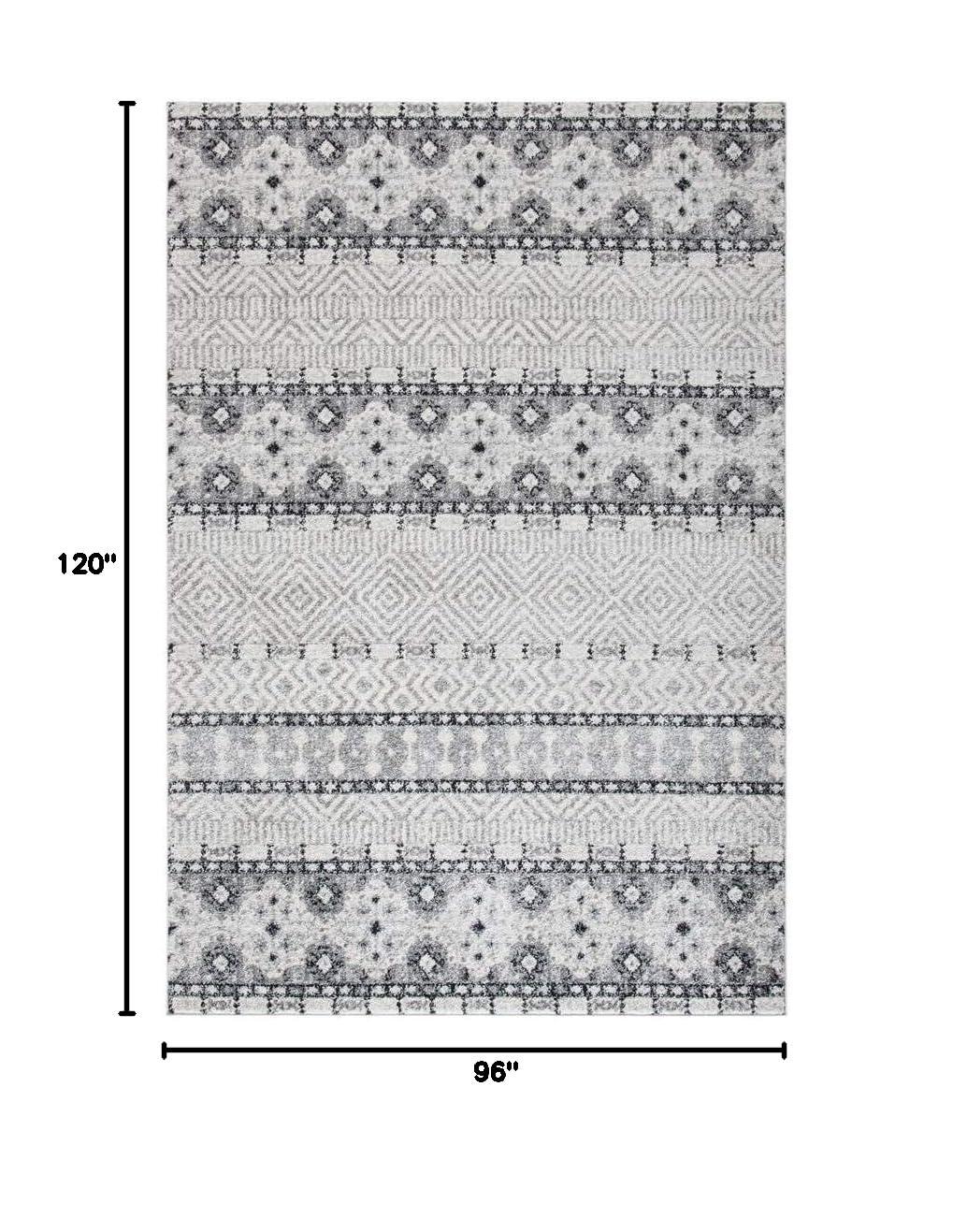 Madison MAD797 Power Loomed Area Rug - Charcoal/Grey - 8'x10' - Safavieh.