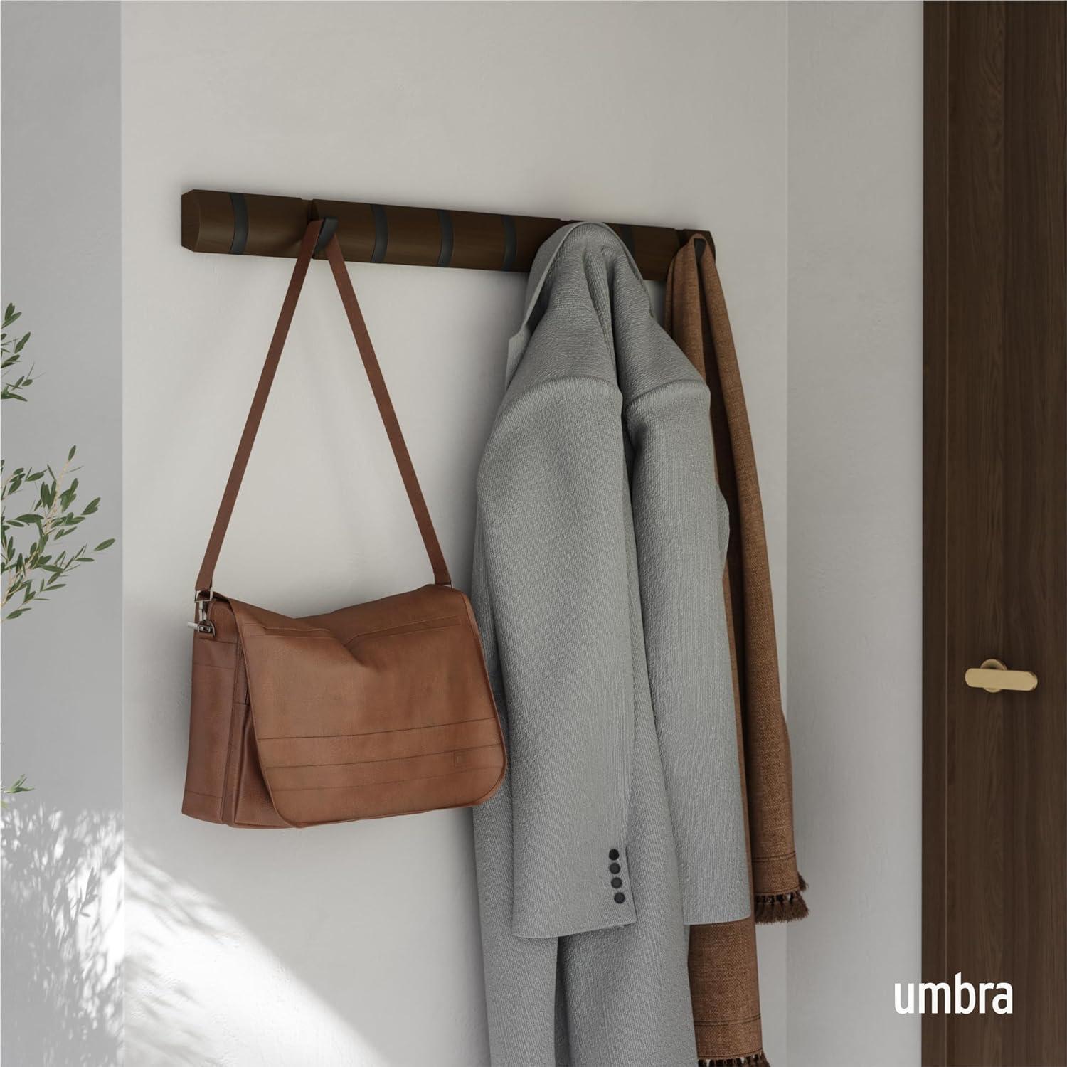Flip 8 - Hook Solid Wood Coat Rack