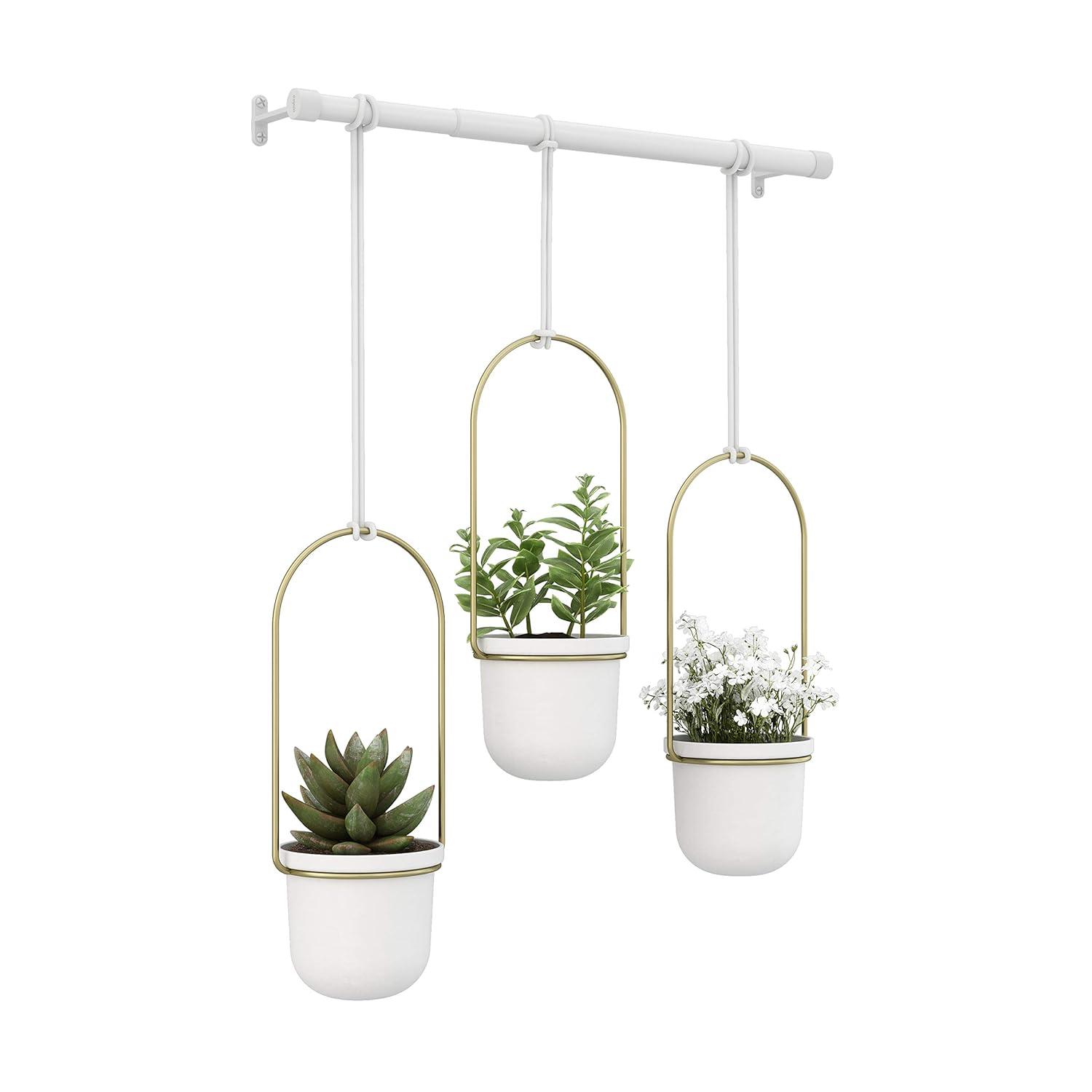 Umbra Triflora 3 Hanging Wall Planter