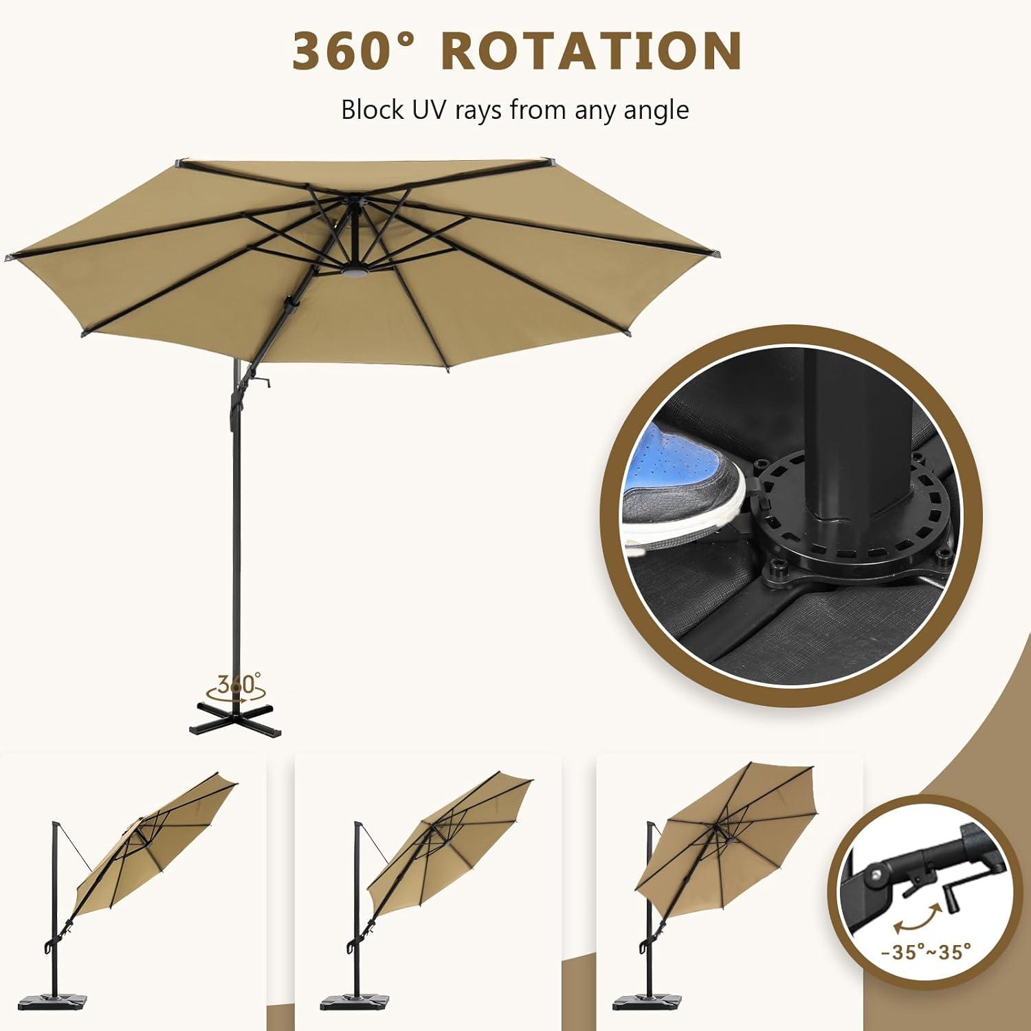 Vienna 10ft. Cantilever Umbrella