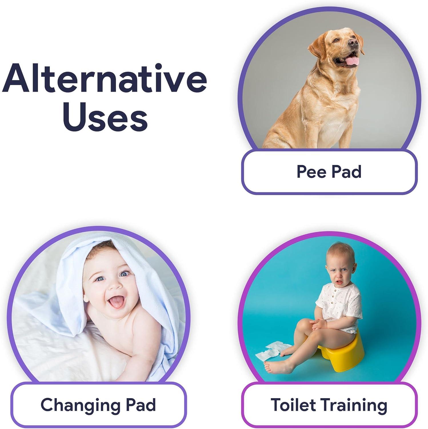 MaxProtect Highland Plaid Reusable Pee Pads for Dogs, Training Underpads - 3 Pack, 18" x 24"