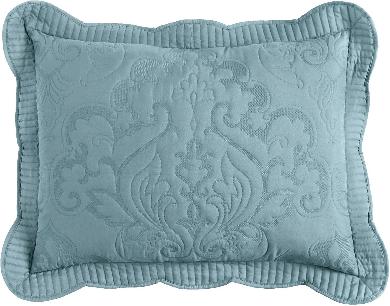 BrylaneHome Amelia Euro Sham - Euro, Seaglass