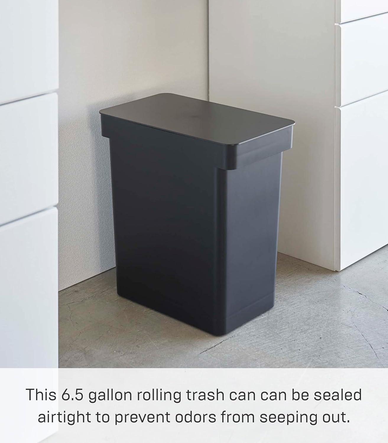 Yamazaki Home Tower 6.6 Manual Lift Trash Can