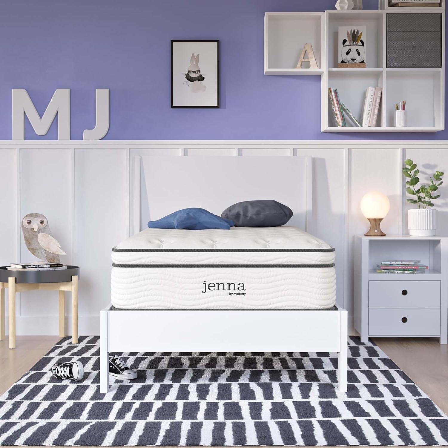 Modway Jenna 12 Inch Innerspring and Foam Twin Mattress