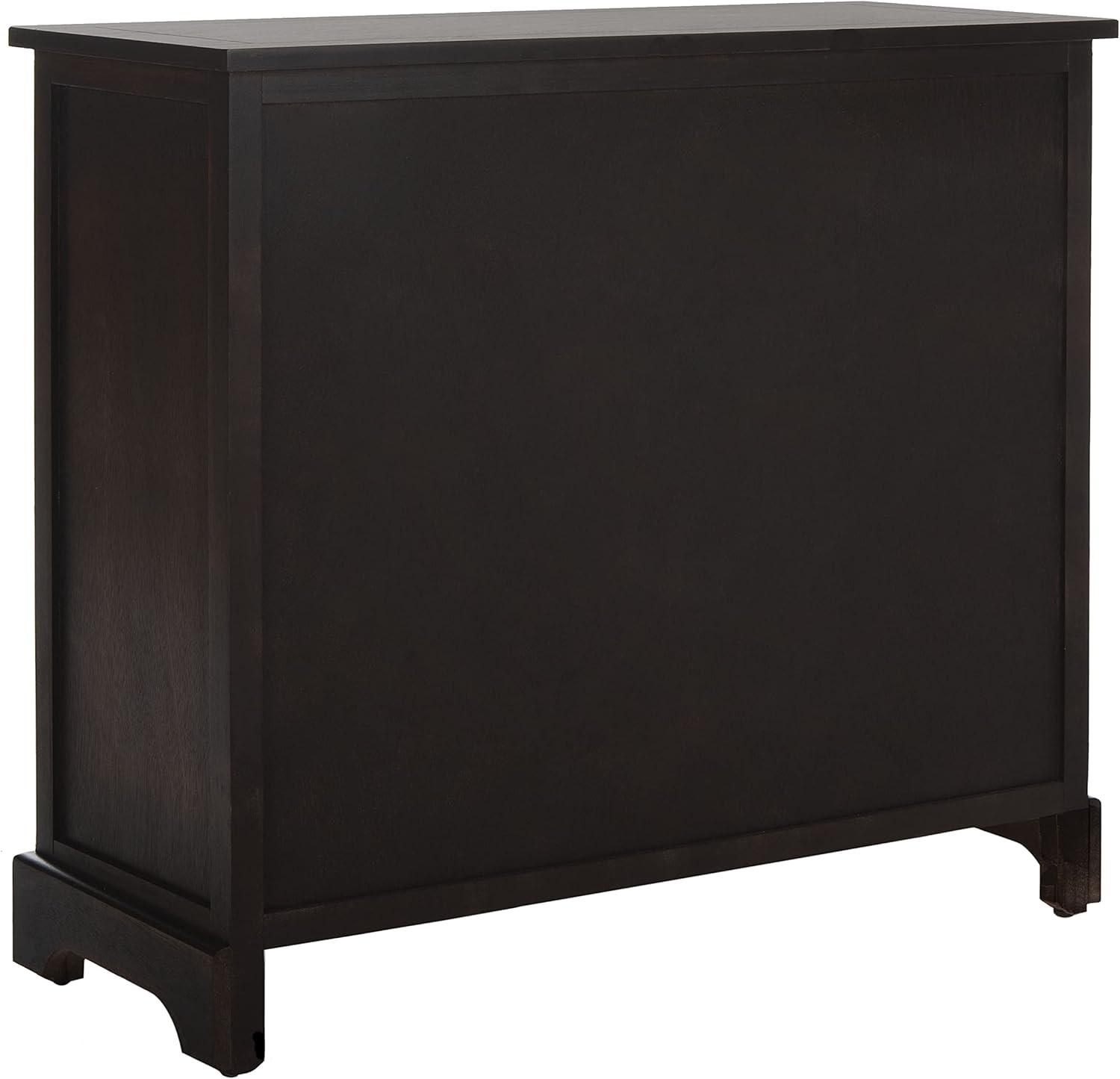 Herman Storage Unit with Wicker Baskets - Red - Safavieh.