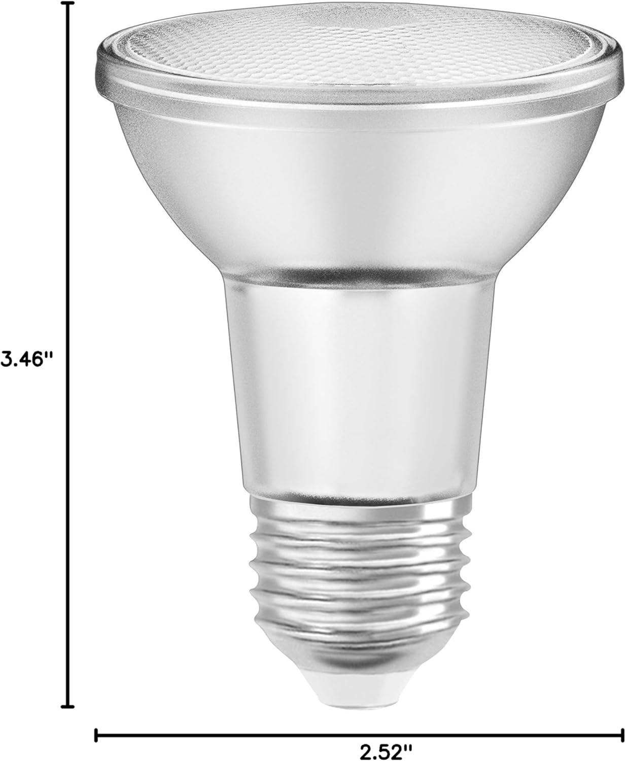 Sylvania 50W Equivalent White Dimmable LED Floodlight Bulb