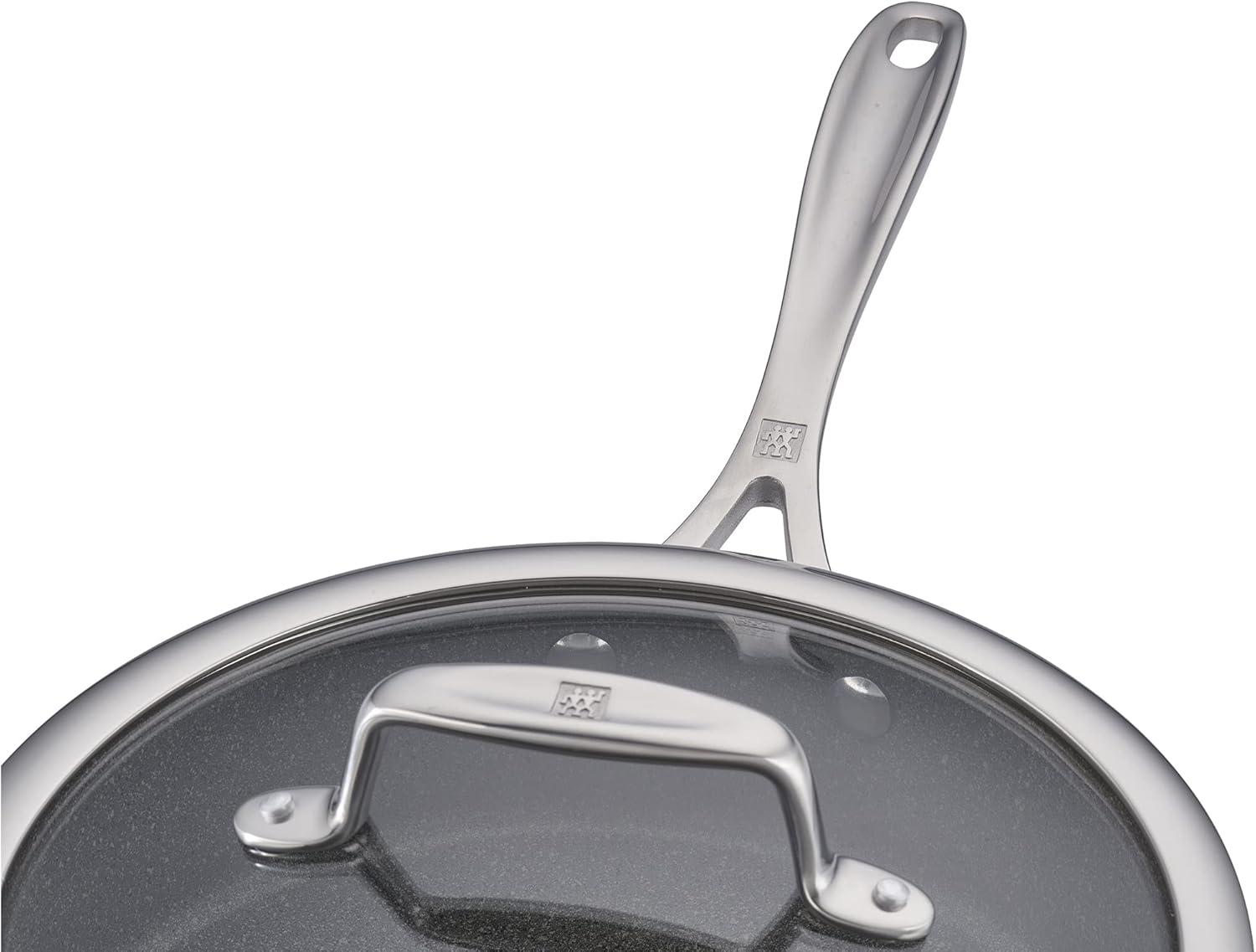 ZWILLING Vitale 3-qt Aluminum Nonstick Speckled Saute Pan with Lid