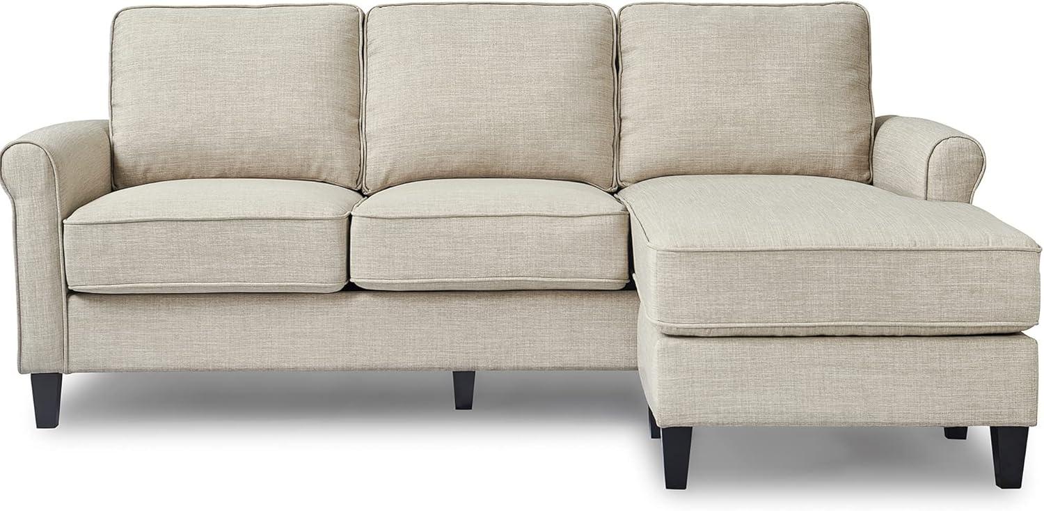 Serta Harmon Upholstered Reversible Sectional Sofa and Chaise