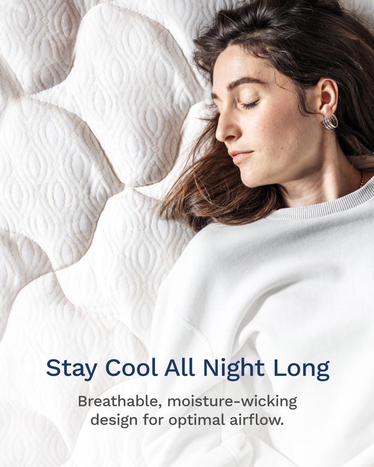 Mattress Pad - 18" deep pockets - Copper-Infused by Viscosoft Twin XL