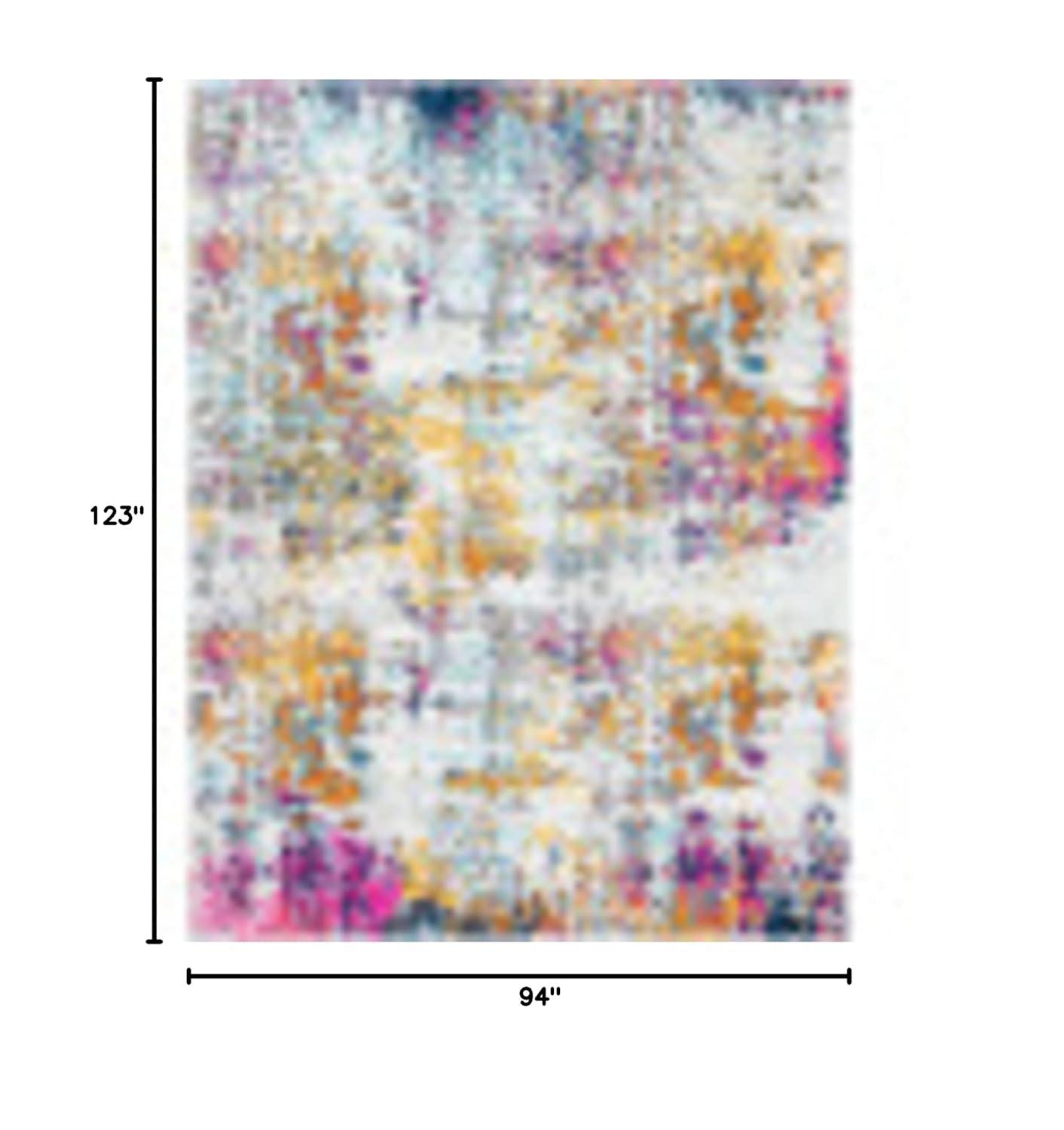 Livabliss Sunderland Modern Abstract Area Rug,7'10" x 10'2",Multi