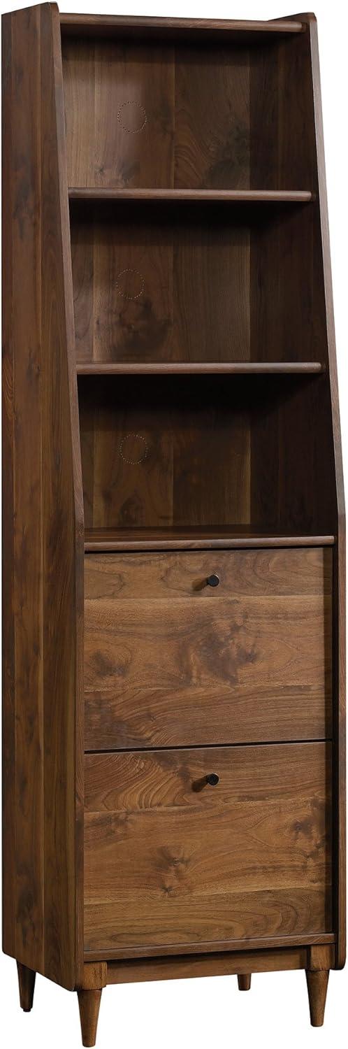 70" Harvey Park Narrow Bookshelf Walnut - Sauder