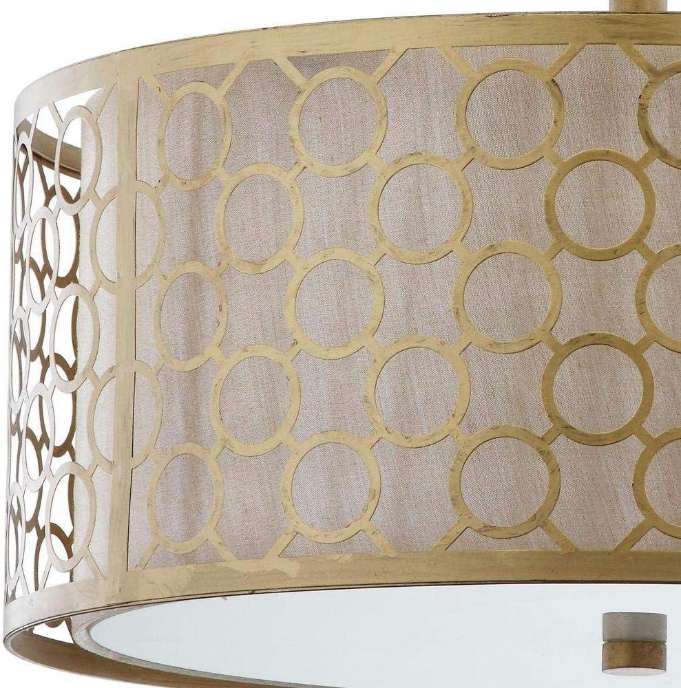 Giotta Ceiling Light - Antique Gold - Safavieh.