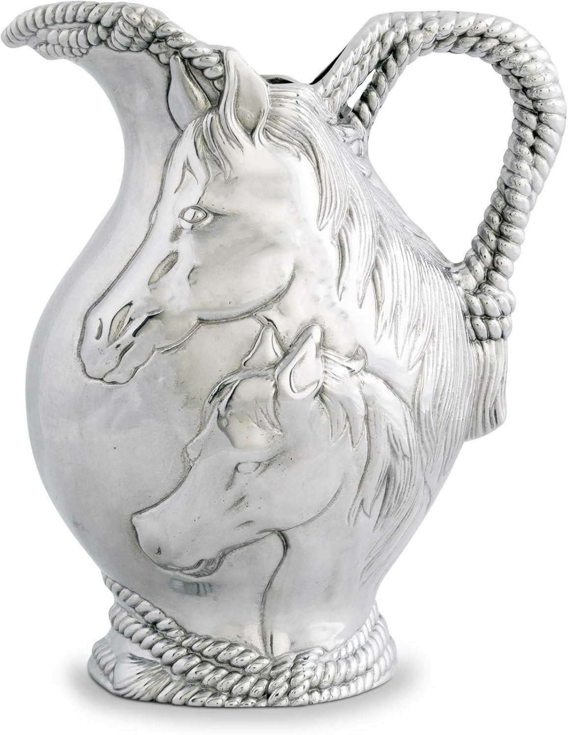 Arthur Court Designs Equestrian Horse and Rope Pitcher