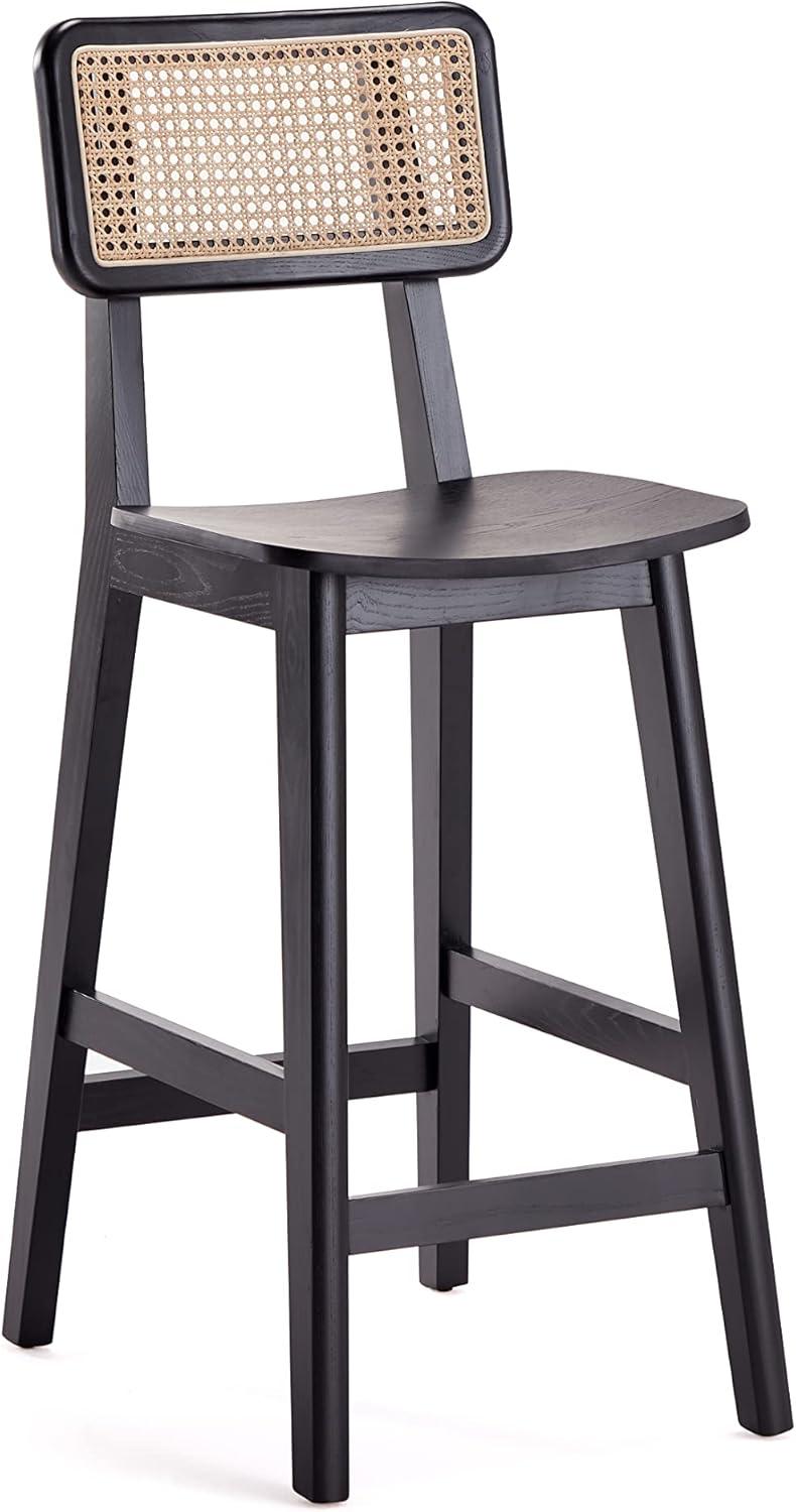 Versailles Wood Counter Height Barstool - Manhattan Comfort