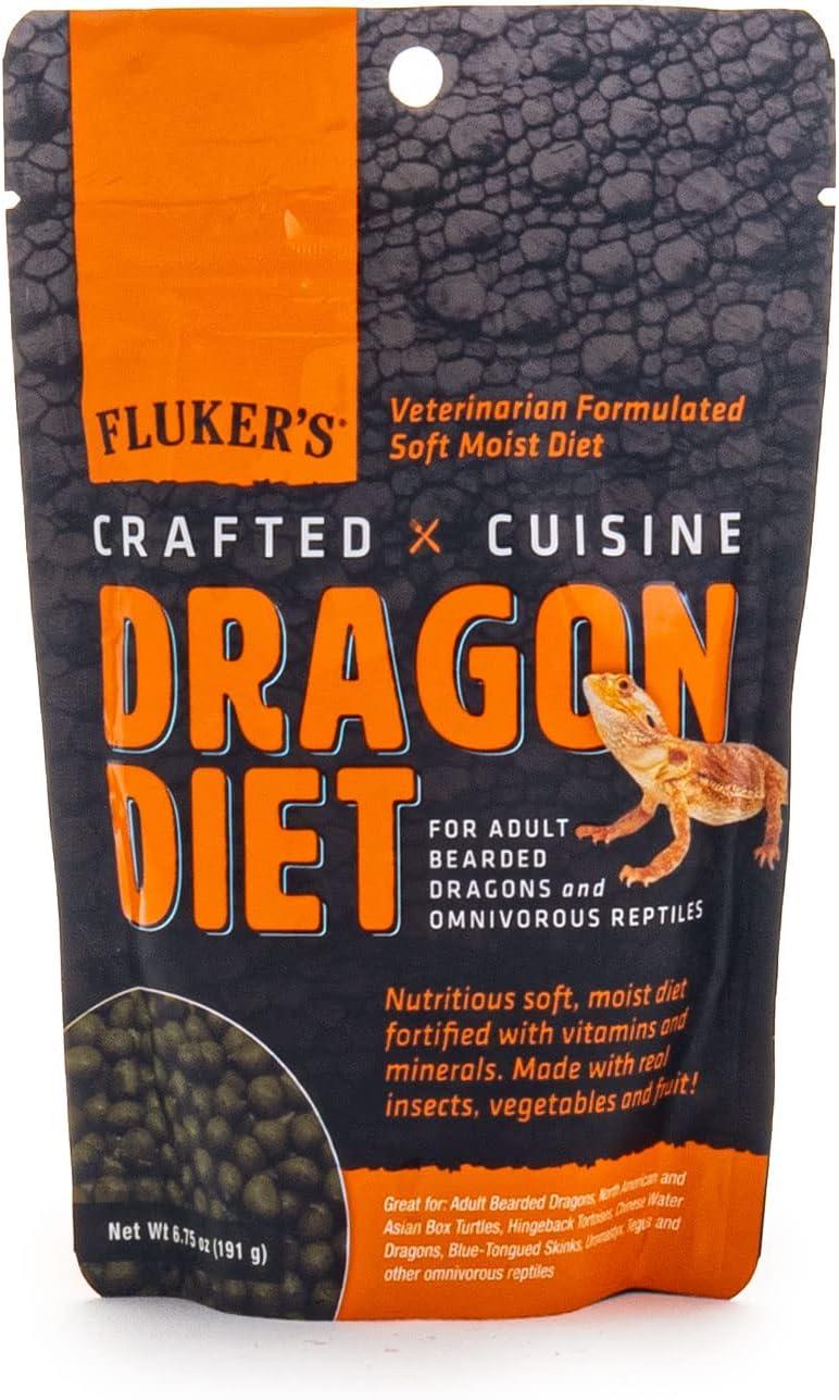 Flukers Crafted Cuisine Dragon Diet for Adult Omnivorous Reptiles