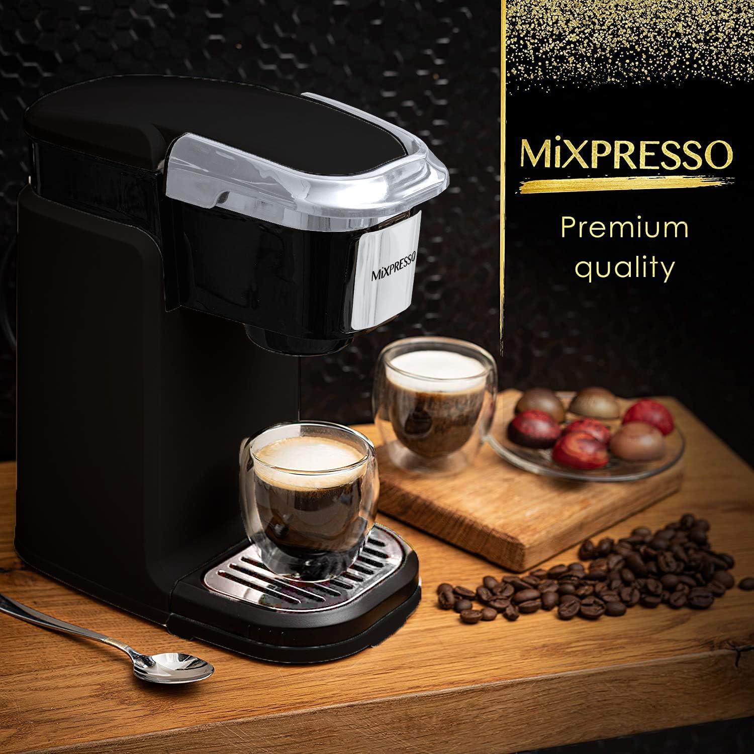 Programmable Black Single Serve Pod Coffee Maker