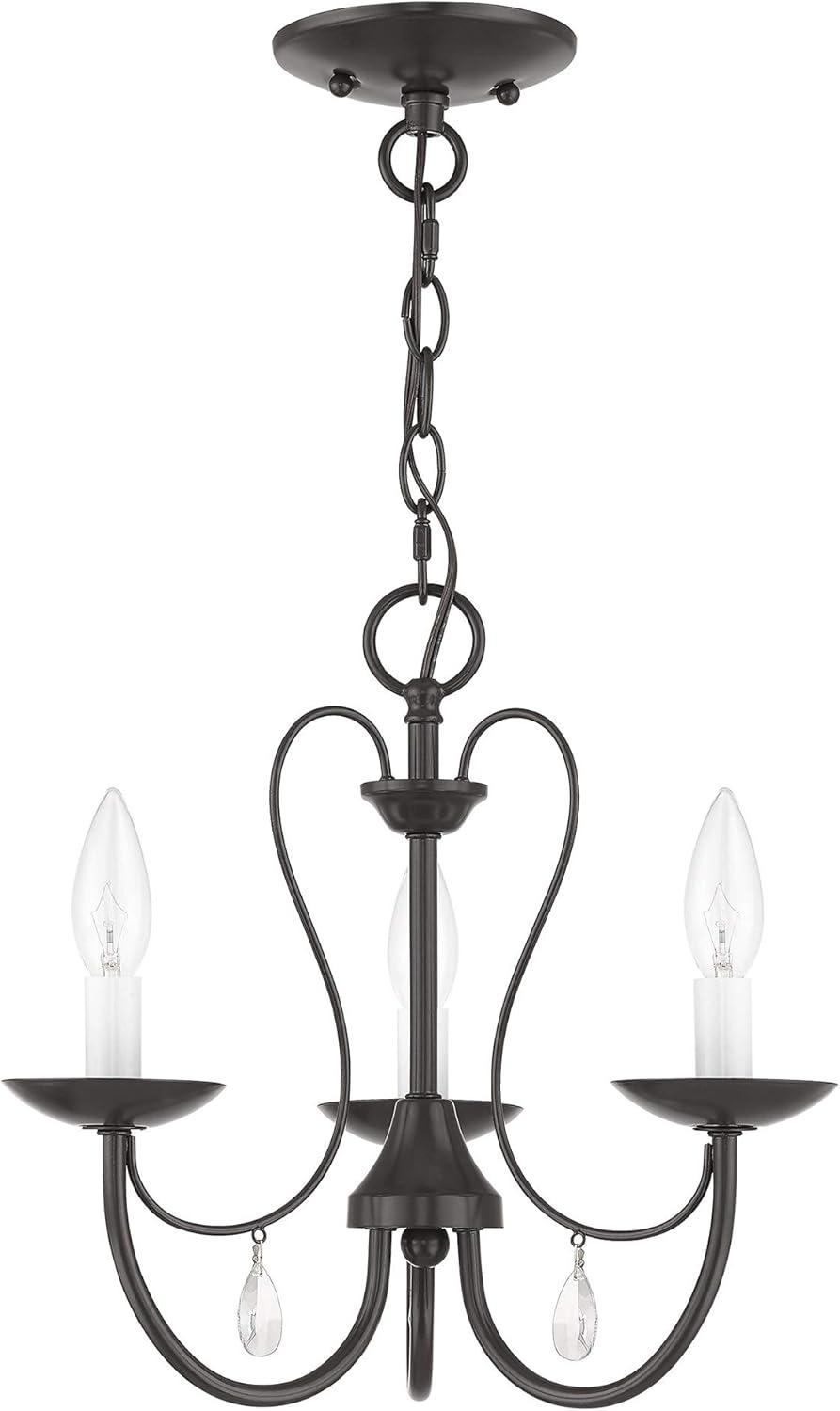 Livex Lighting Mirabella 3 - Light Chandelier in  English Bronze