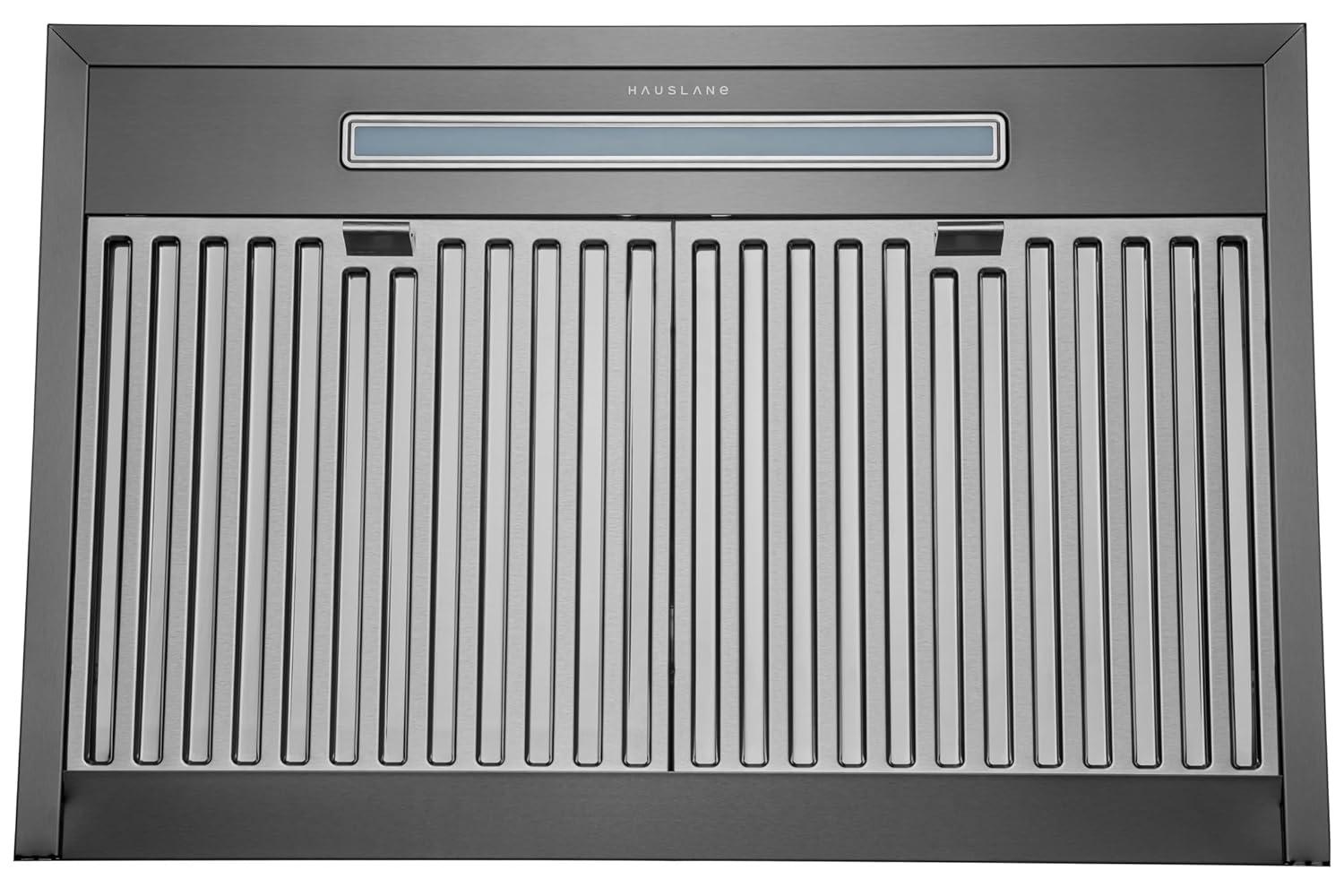 Hauslane 30" Stainless Steel Convertible Wall Range Hood with Baffle Filter