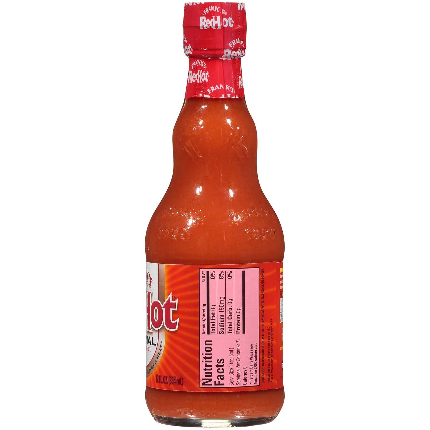 Frank's RedHot Original Cayenne Pepper Hot Sauce  - 12 oz