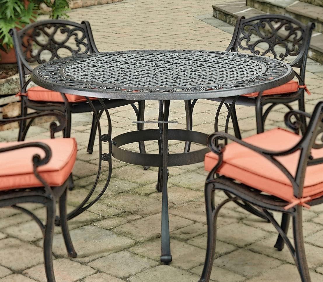 Sanibel Classic 48" Bronze Cast Aluminum Outdoor Dining Table