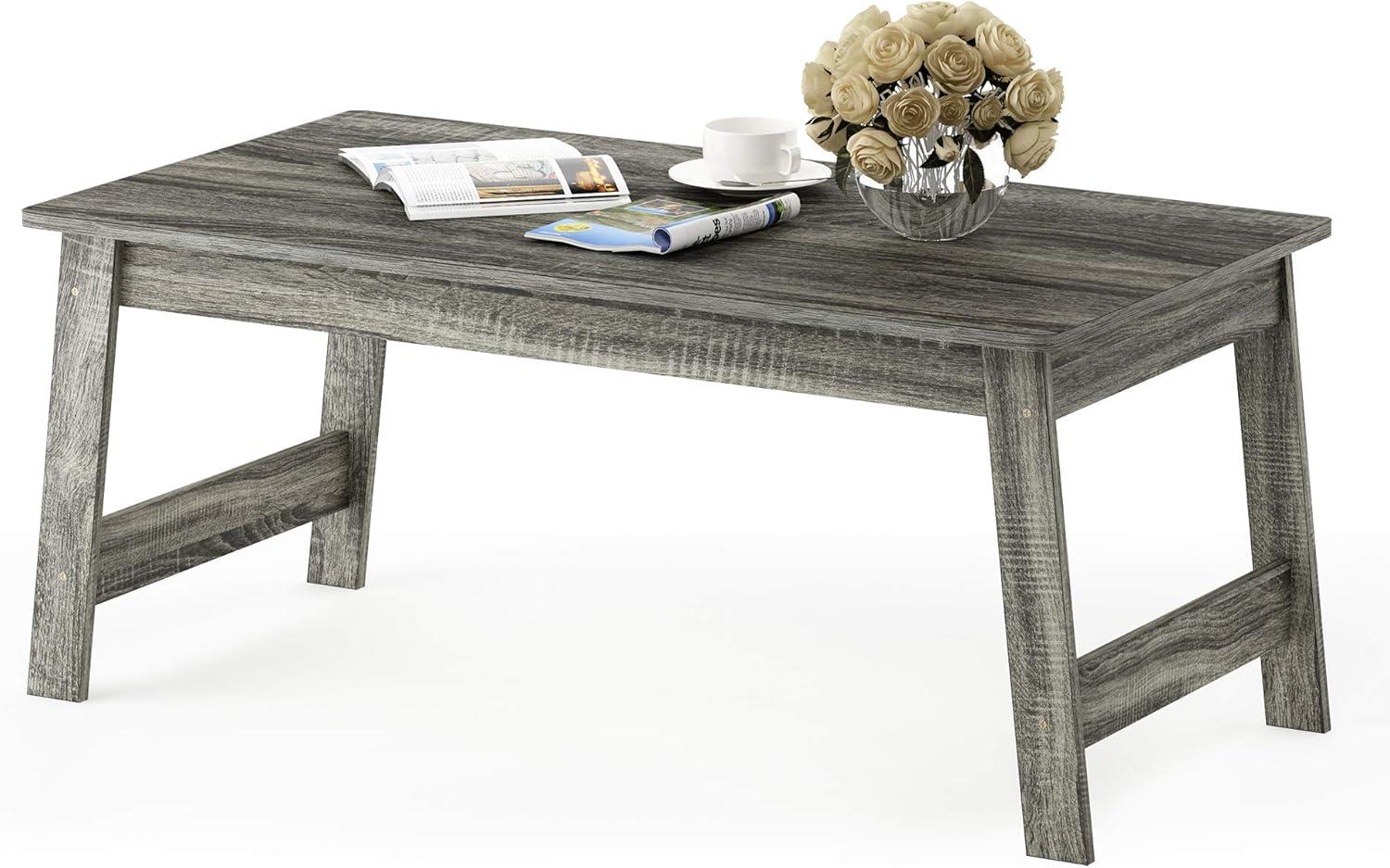 Furinno Beginning Coffee Table, French Oak Grey 18040GYW