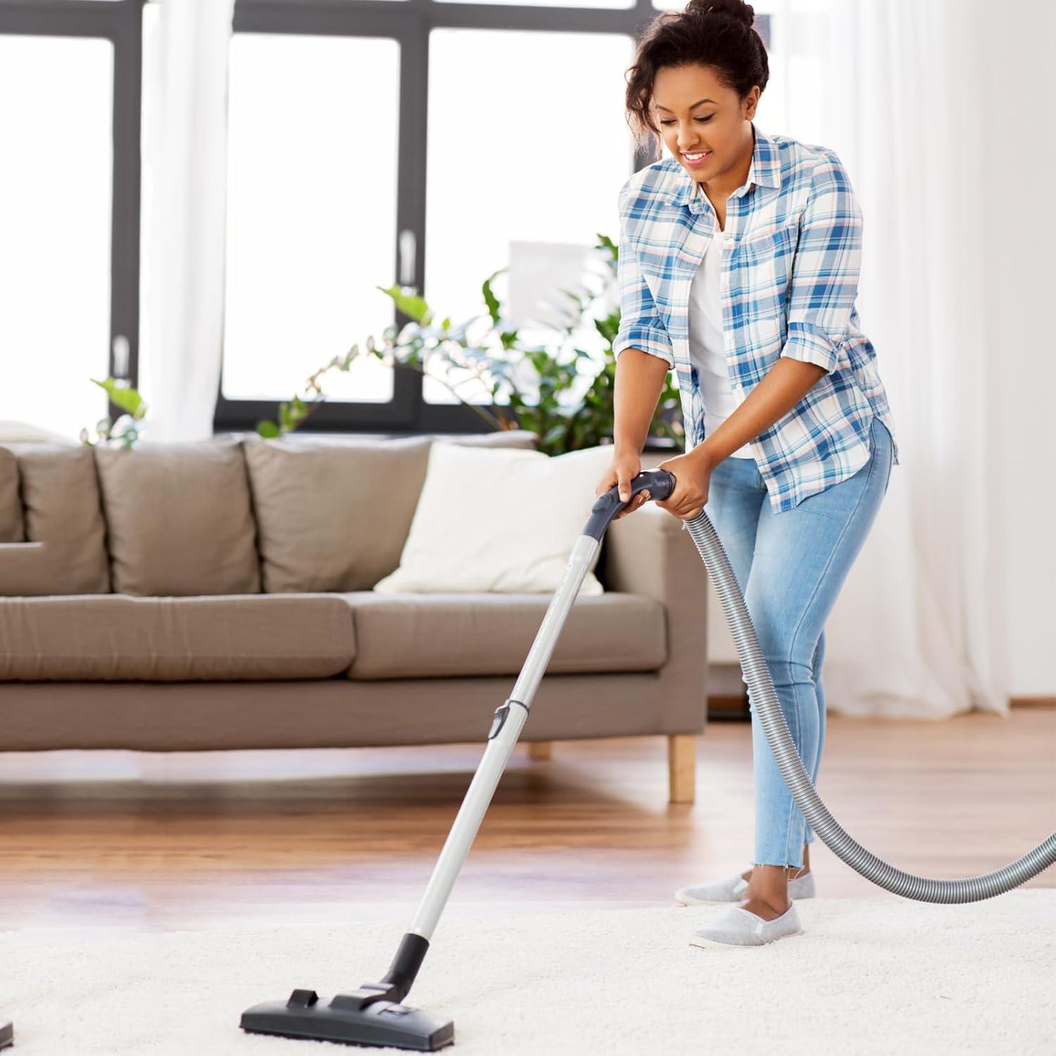 6 Pack Type Q HEPA Canister Vacuum Bags for Kenmore, 53292 Replacement Canister Vacuum Cleaner Bags for Kenmore 81214, 81414, 81614, 81615, 81714, 21814, BC7005, BC3005,BC2005