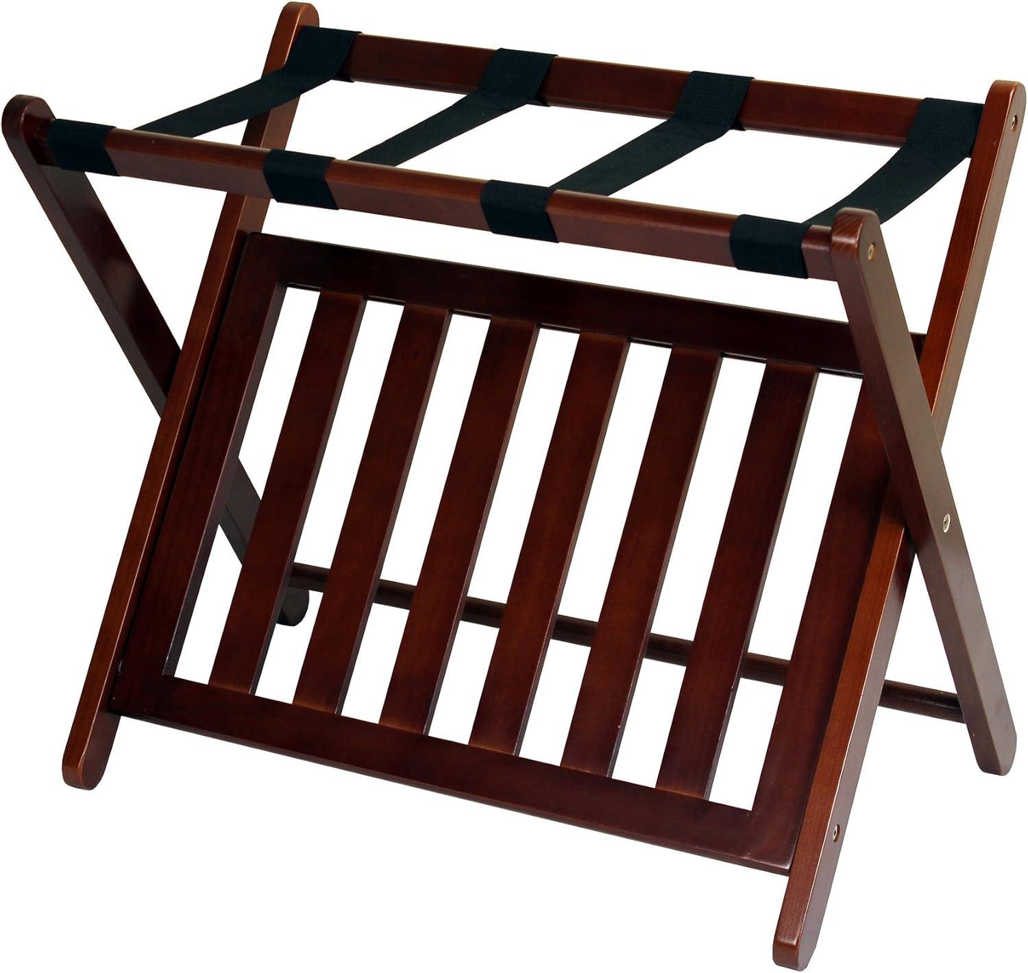 WRIWON Luggage Rack, 26.75" Wide with Shelf
