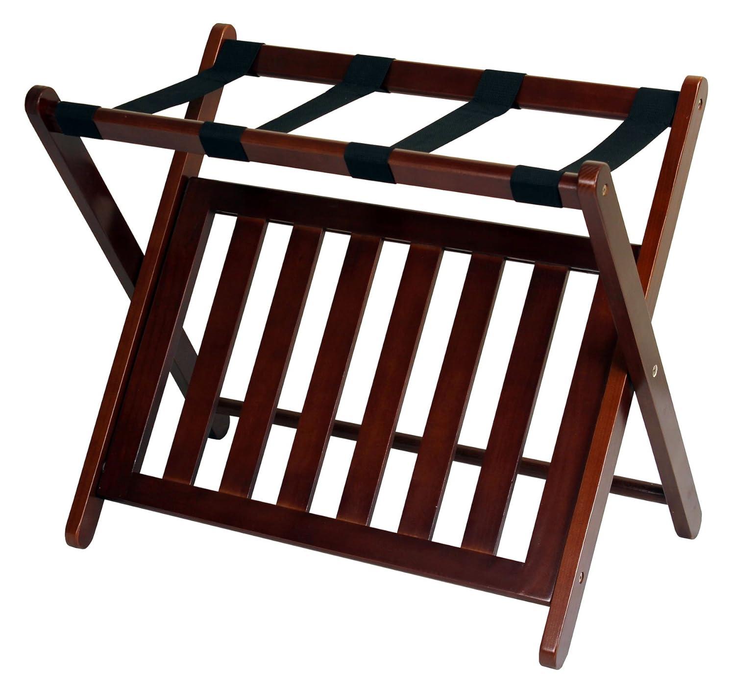 WRIWON Luggage Rack, 26.75" Wide with Shelf