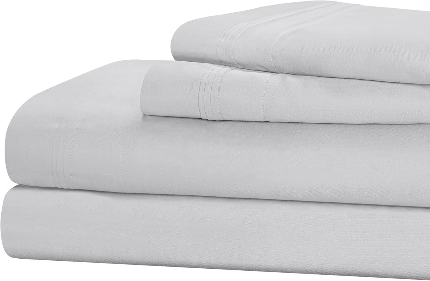 King Platinum Egyptian Cotton Deep Pocket Sheet Set