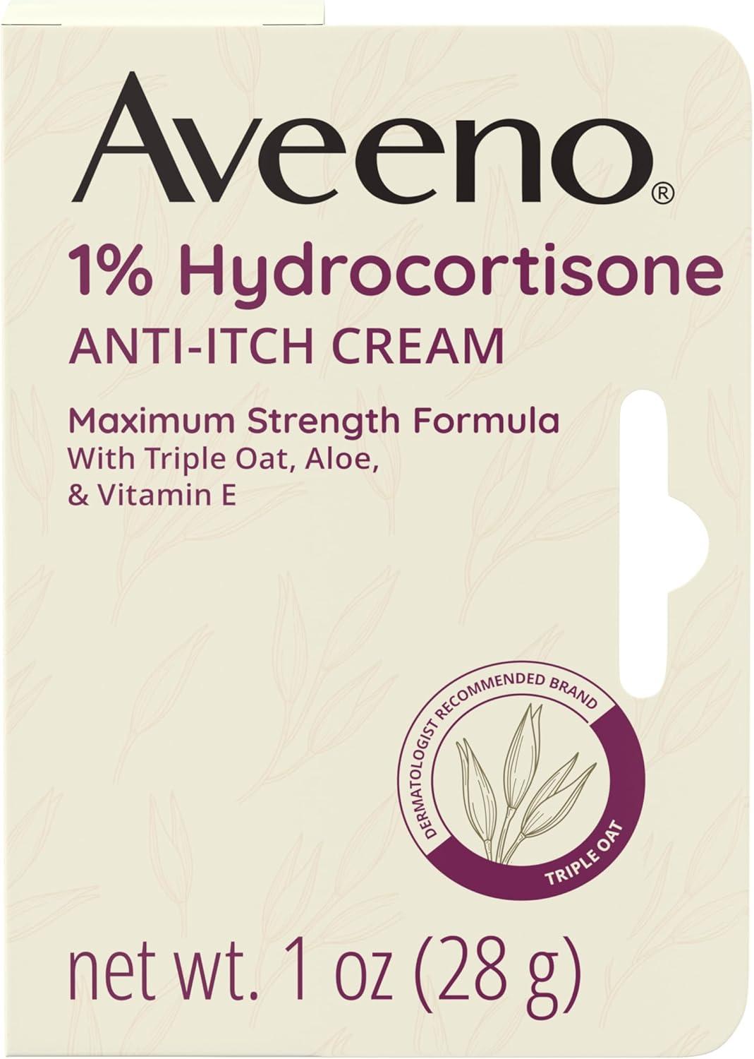 Aveeno Active Naturals Anti-itch Cream - 1oz
