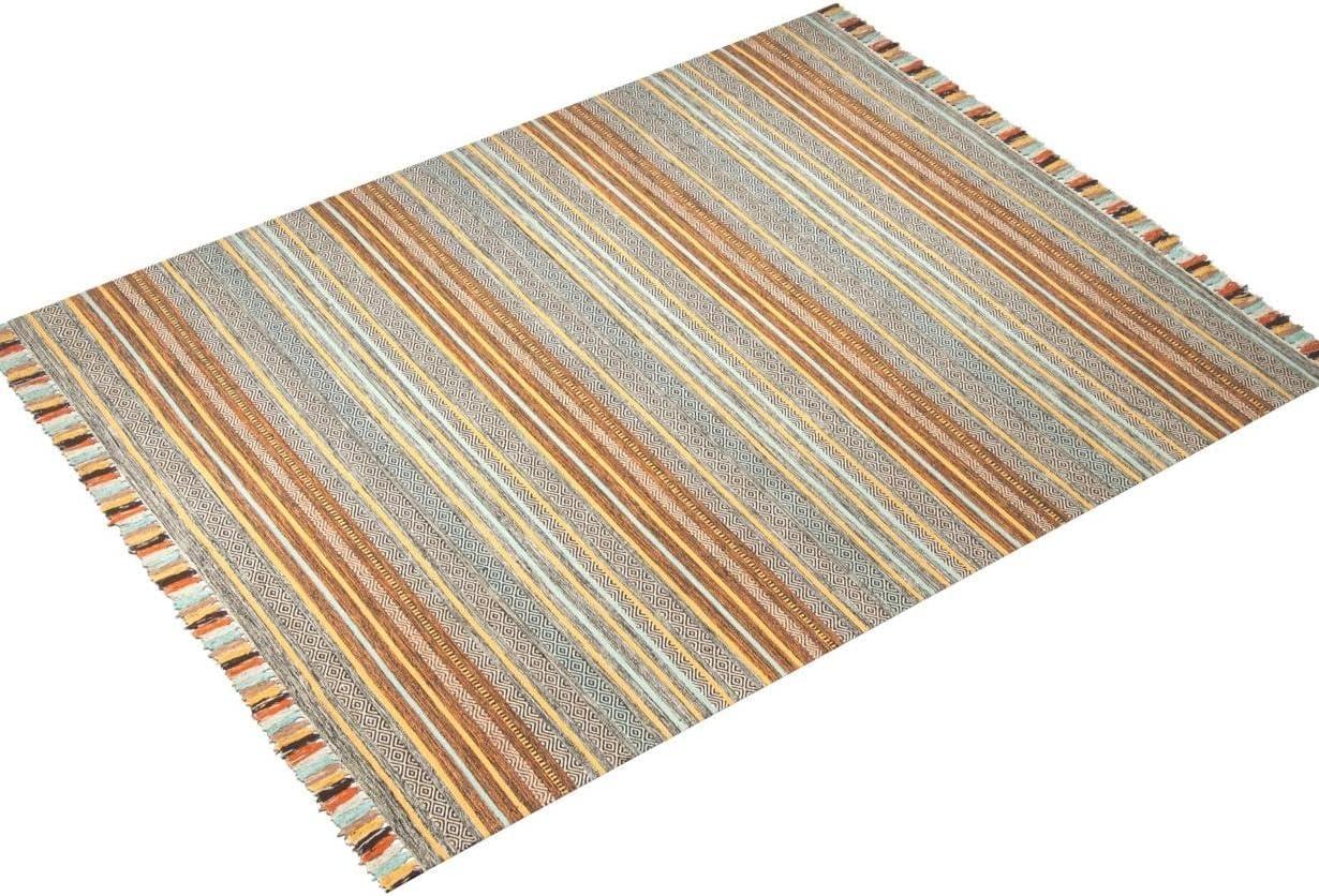 Montauk MTK901 Hand Woven Indoor Area Rug - Turquoise/Brown - 8'x10' - Safavieh.