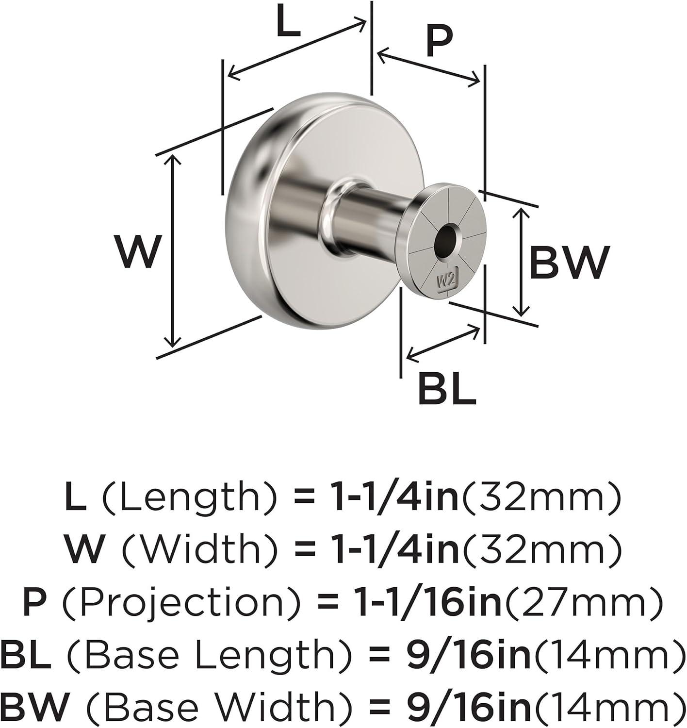 Amerock Factor 1-1/4 inch (32mm) Diameter