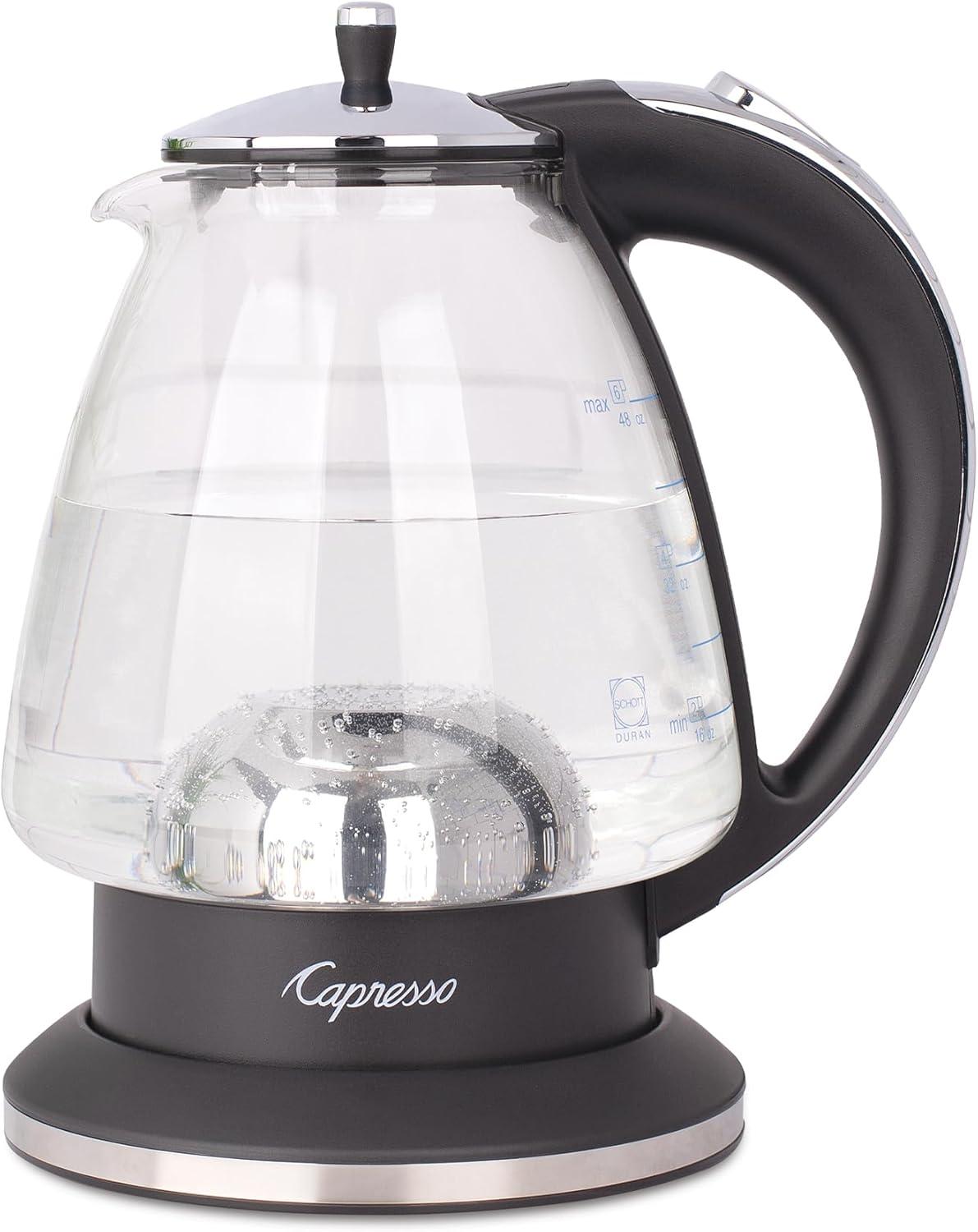 Capresso H2O Glass Electric Tea Kettle