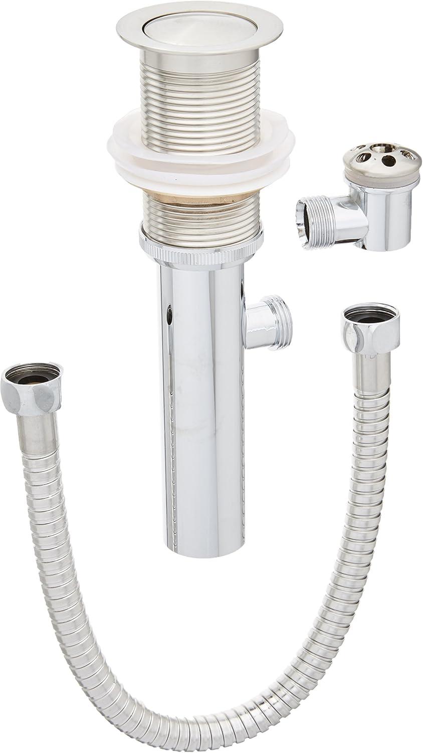 Stainless Steel Bathroom Sink Overflow Drain Assembly