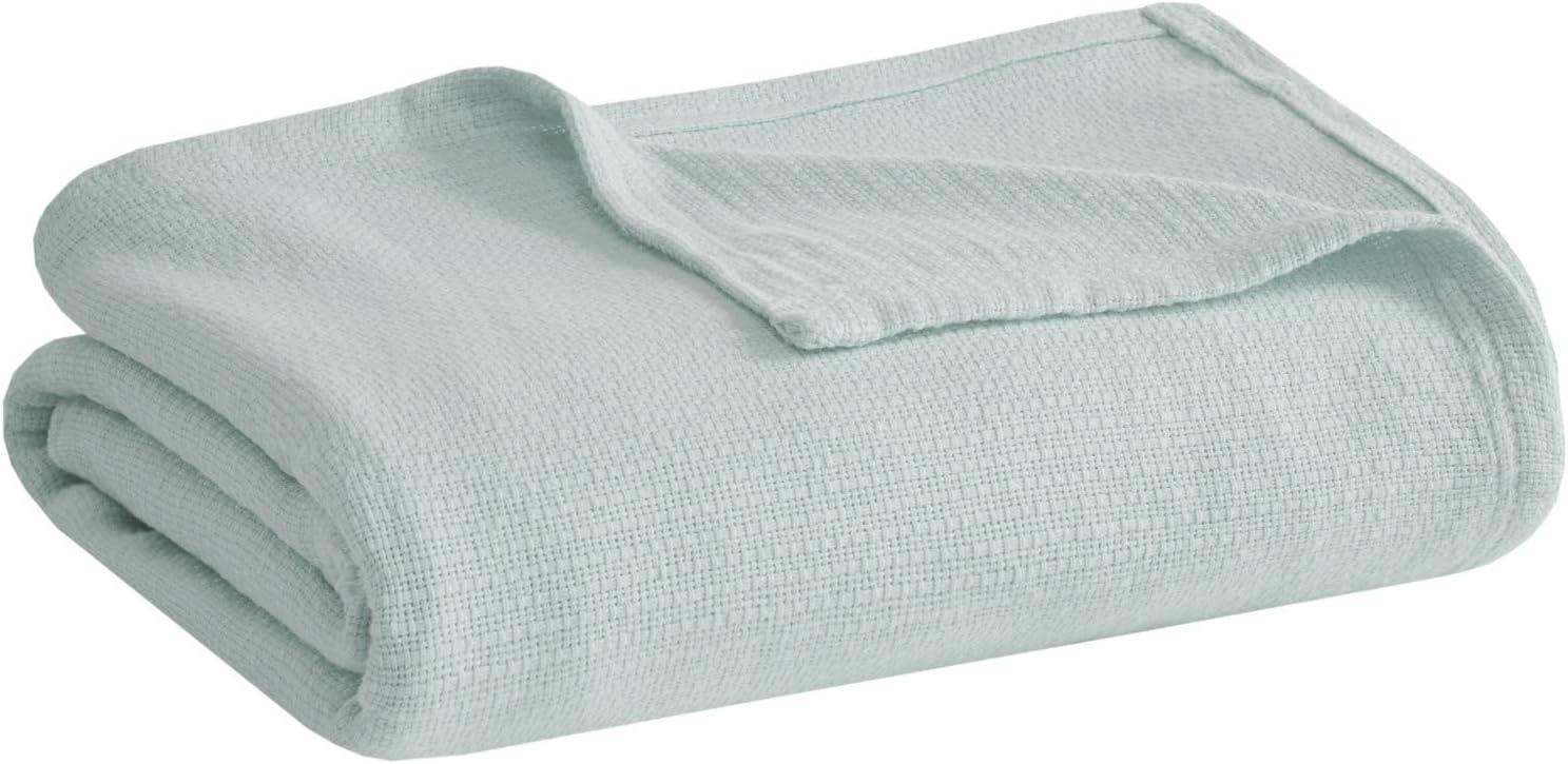 Freshspun Basketweave Cotton Bed Blanket