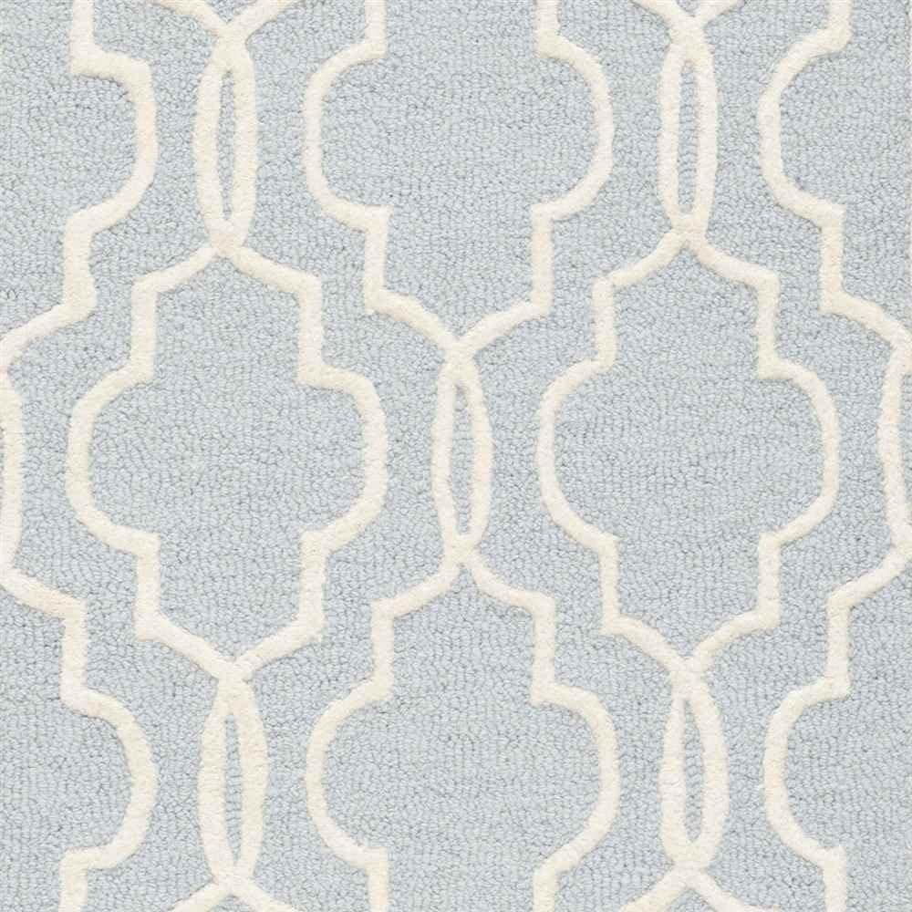 Cambridge CAM131 Tufted Indoor Runner Rug - Light Blue/Ivory - 2'6"x10' - Safavieh