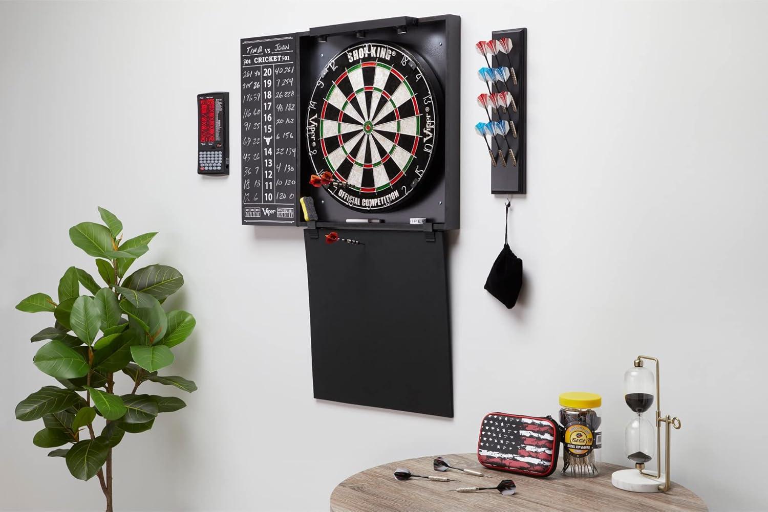 Viper Viper Steadfast Bristle Dartboard and Backboard Set with Darts