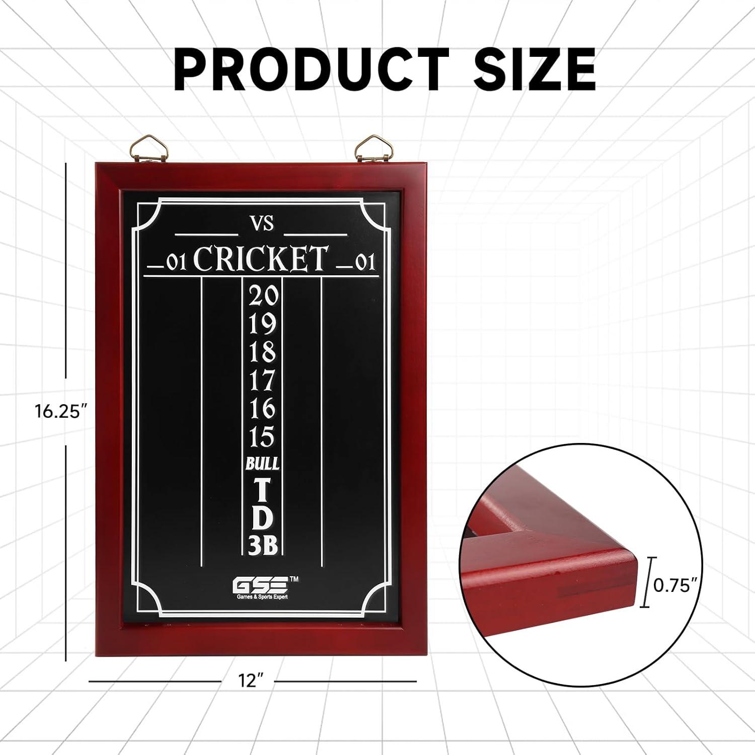 GSE Large Chalk Dart Scoreboard with Chalks