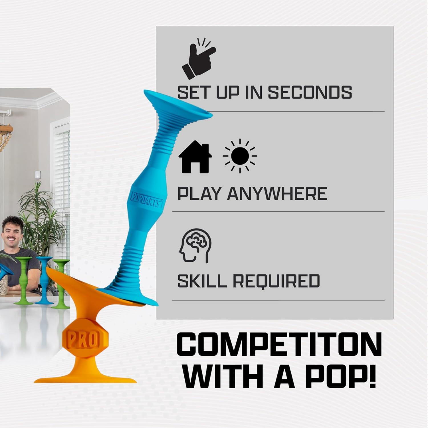 Popdarts Pro Pack Blue and Green Suction Cup Game
