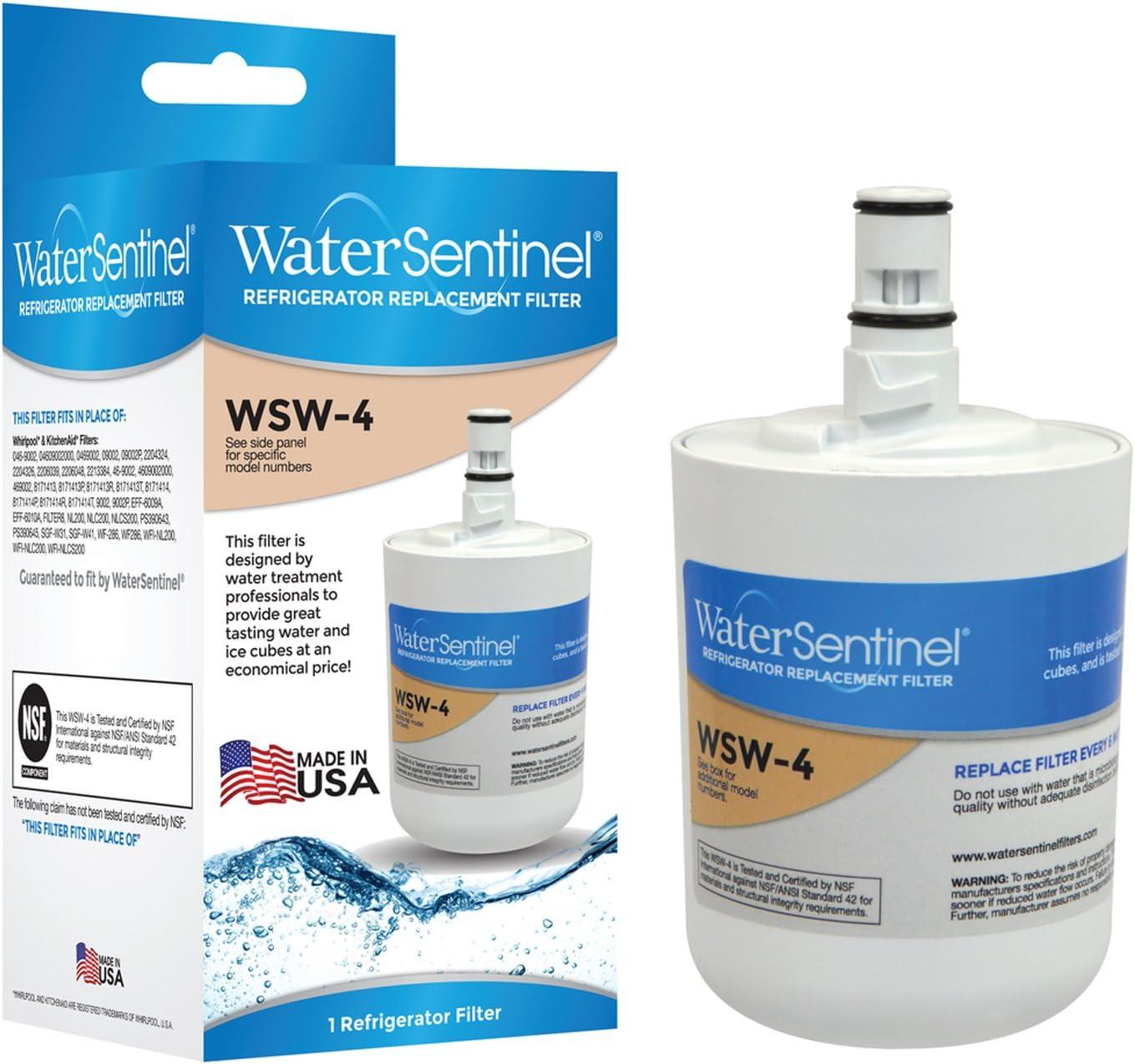 WaterSentinel WSW-4 Refrigerator Replacement Filter , White