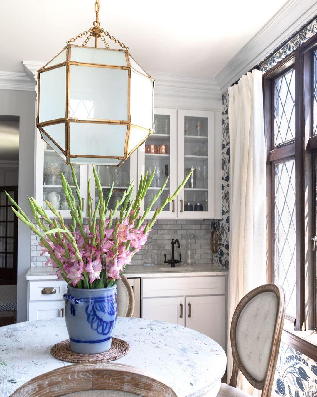 2xhome - French Chic Vintage Style Dining Side Chair With Upholstered Linen Welted Fabric And Elegant Natural Rustic Wood Frame - Tufted Button Oval Back