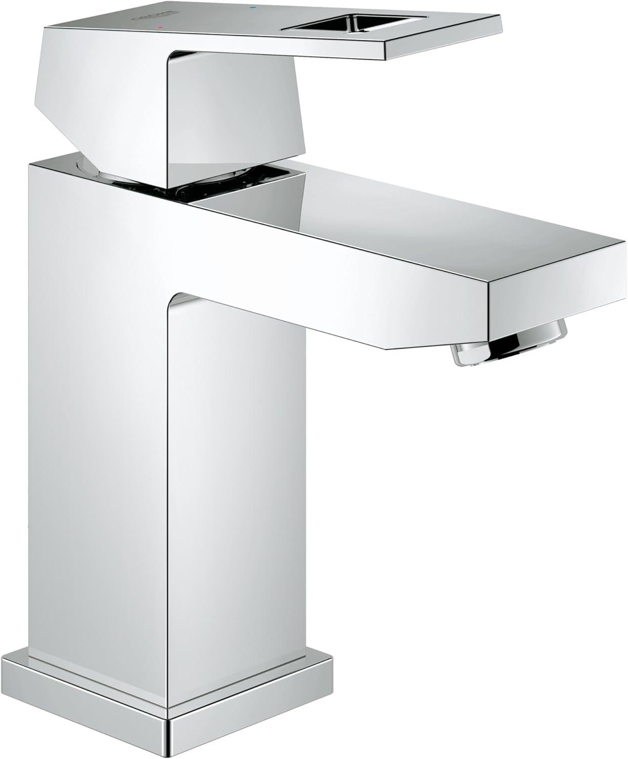 Chrome Modern Single Handle Bathroom Faucet