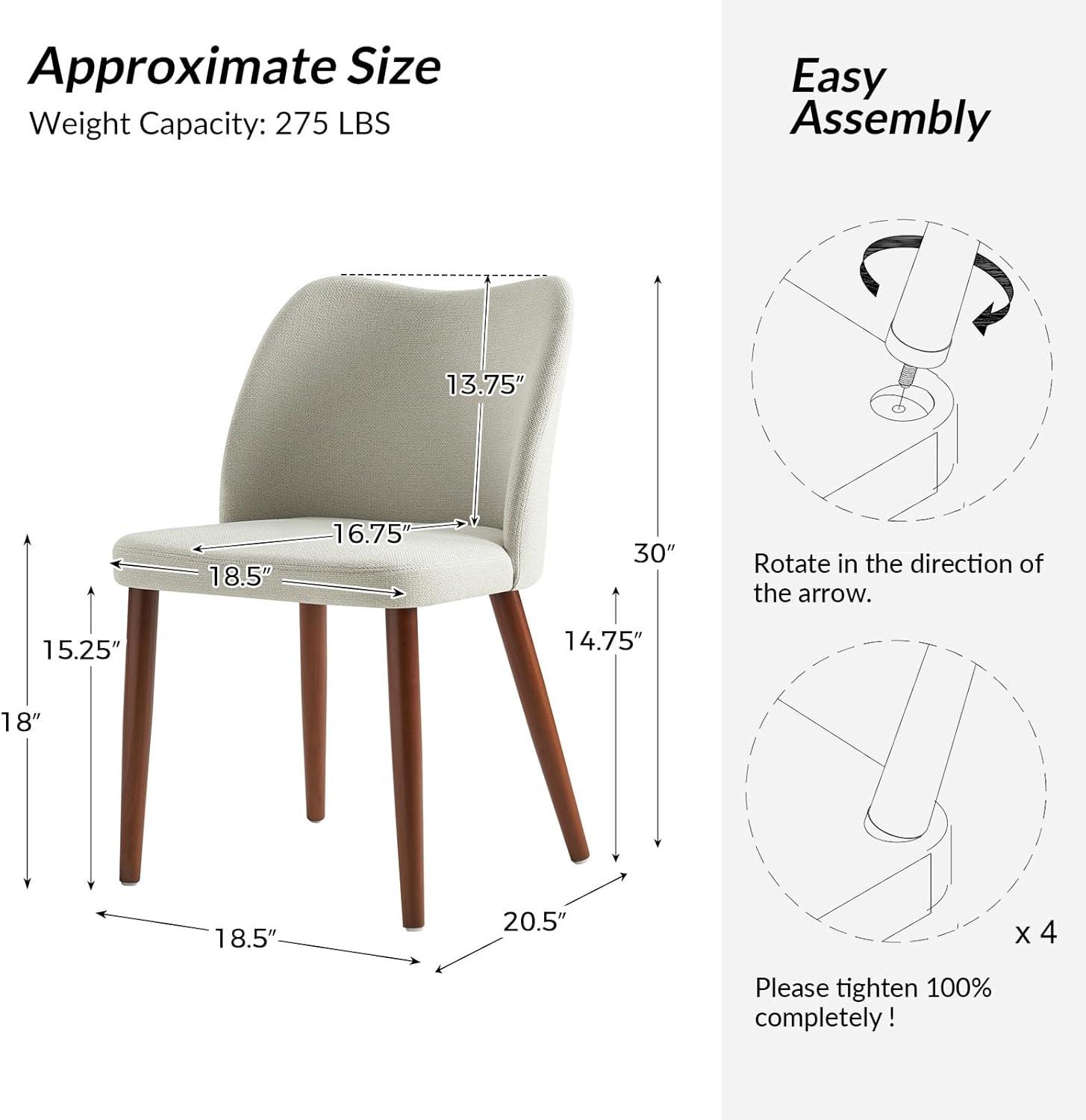 Kanalu Upholstered Back Dining Chair